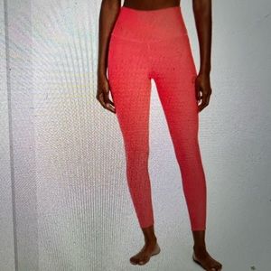 ALO 7/8 high waist airlift leggings in pink lava
